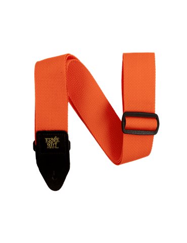 CORREA EB GUIT/ BAJO POLYPRO - NARANJA & NEGRO