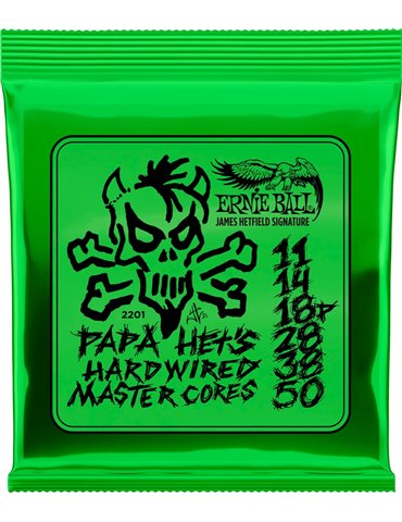 JUEGO ELÉCTRICA PAPA HET`S HARDWIRED MASTER CORES 11-50