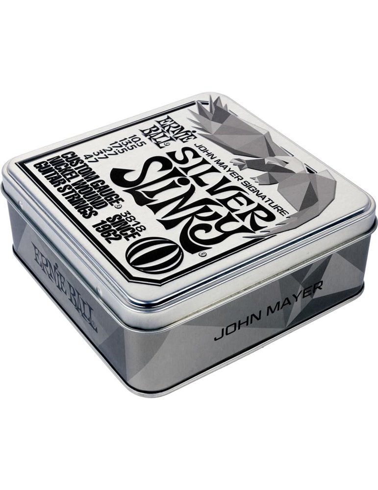 JUEGO ELÉCTRICA SLINKY SILVER JOHN MAYER SIGNATURE 10,5-47 - PACK 3