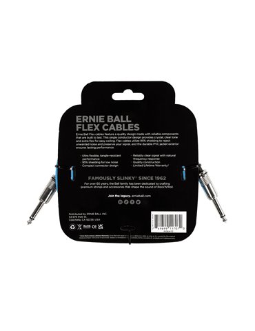CABLE EB INSTRUMENTO FLEX JACK-JACK SS 3 m - Azul 2