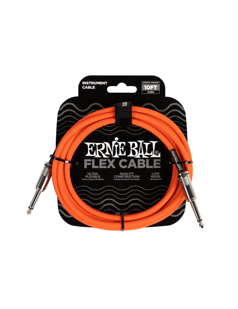 CABLE EB INSTRUMENTO FLEX JACK-JACK SS 3 m - Naranja