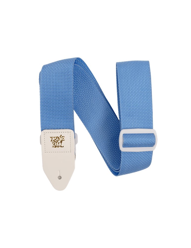 CORREA EB GUIT/ BAJO POLYPRO - AZUL CLARO / BLANCO