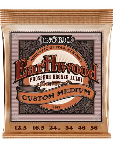 JUEGO ACÚSTICA EARTHWOOD 92/8 PHOSPHOR BZ. MEDIUM 12,5-56