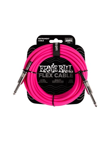 CABLE EB INSTRUMENTO FLEX JACK-JACK SS 6 m - Rosa
