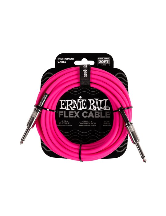 CABLE EB INSTRUMENTO FLEX JACK-JACK SS 6 m - Rosa