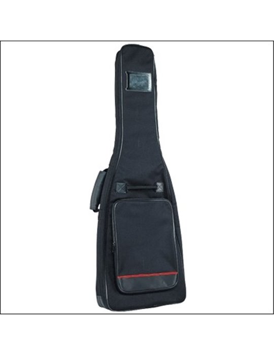 Funda Guitarra Electrica 25mm Ref. 76 Mochila Con Logo 0583-001 001 - Negro