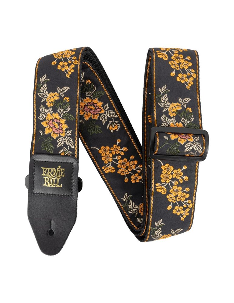 CORREA EB GUIT/ BAJO JACQUARD - TANGERINE BLOSSOM