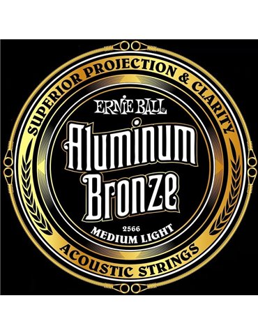 JUEGO ACÚSTICA  ALUMINUM BRONZE MEDIUM LIGHT 12-54 2