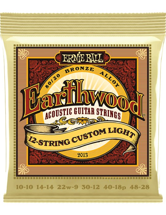 JUEGO ACÚSTICA EARTHWOOD 80/20 BRONZE (12 St.) LIGHT 10-48 