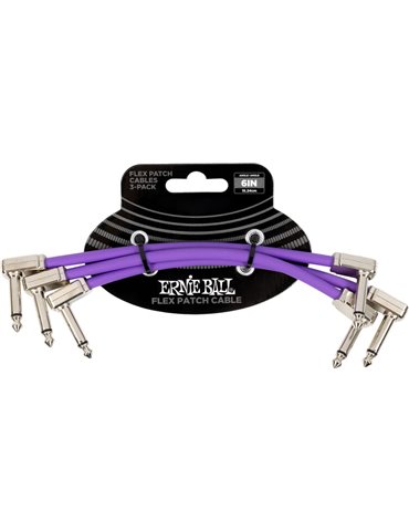 CABLE EB FLEX PATCH 6? PURPLE - PACK 3