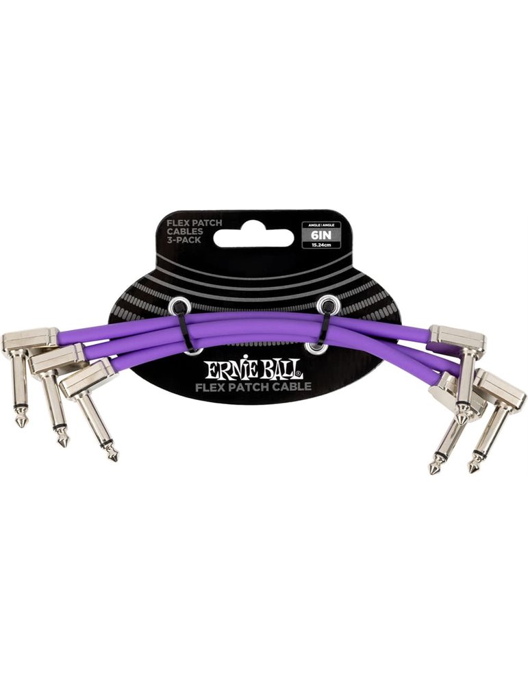 CABLE EB FLEX PATCH 6? PURPLE - PACK 3