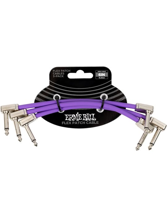 CABLE EB FLEX PATCH 6? PURPLE - PACK 3