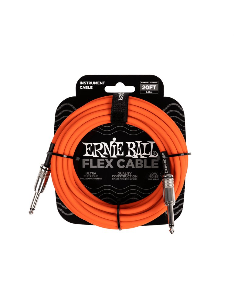 CABLE EB INSTRUMENTO FLEX JACK-JACK SS 6 m - Naranja