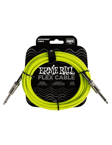 CABLE EB INSTRUMENTO FLEX JACK-JACK SS 3 m - Verde
