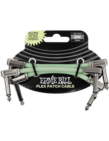 CABLE EB INTERLINK FLEX JACK-JACK AA 7,5 cm . PHOSPHORESCENT (PACK de 3)