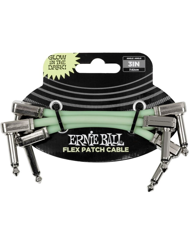 CABLE EB INTERLINK FLEX JACK-JACK AA 7,5 cm . PHOSPHORESCENT (PACK de 3)
