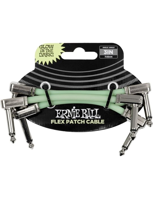 CABLE EB INTERLINK FLEX JACK-JACK AA 7,5 cm . PHOSPHORESCENT (PACK de 3)