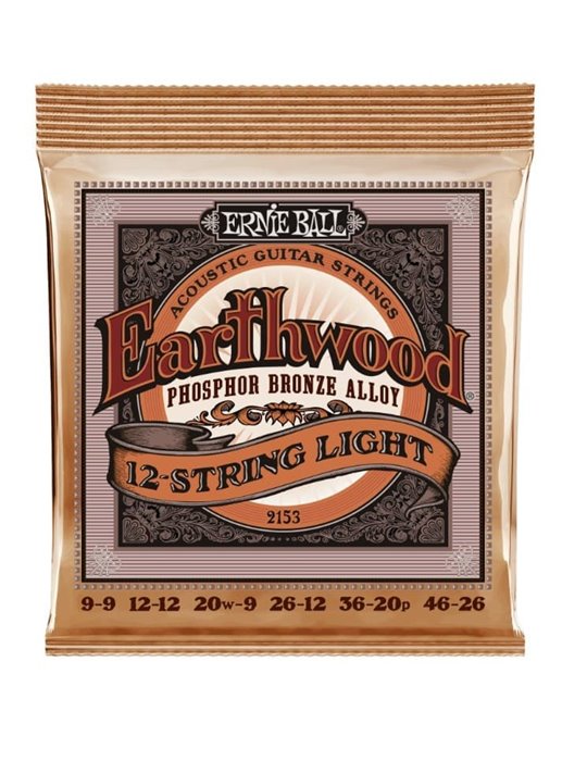 JUEGO ACÚSTICA EARTHWOOD 92/8 PHOSPHOR BZ. EXTRA LIGHT 12St 9-46