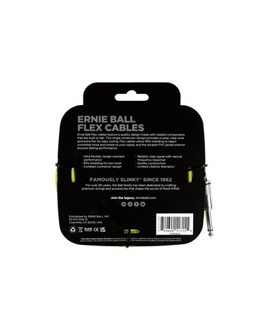 CABLE EB INSTRUMENTO FLEX JACK-JACK SS 6 m - Verde 2