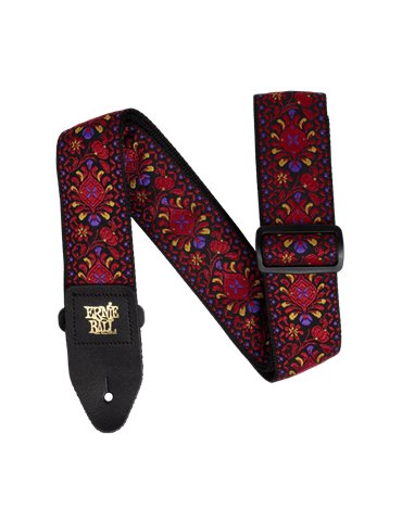 CORREA EB GUIT/ BAJO JACQUARD - CRIMSON ROYAL BLOOM