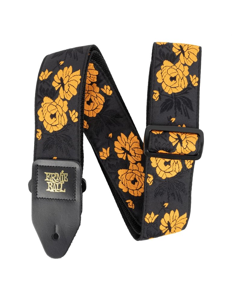 CORREA EB GUIT/ BAJO JACQUARD - TANGERINE ROSE