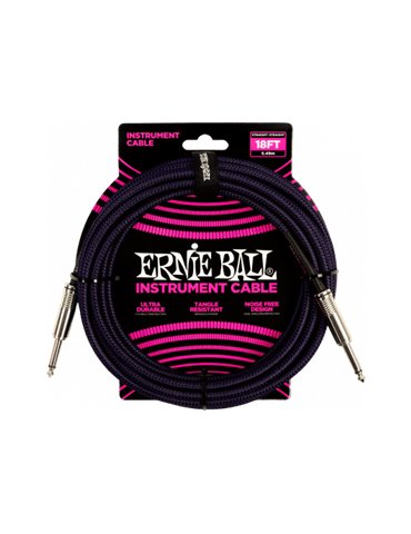 CABLE EB INSTRUMENTO JACK-JACK SS 5,5 m - Negro / Púrpura 2