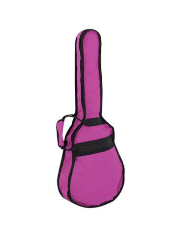 Funda Guitarra Cadete 3/4 Ref. 20-B Mochila Sin Logo 0615-006 006 - Fucsia