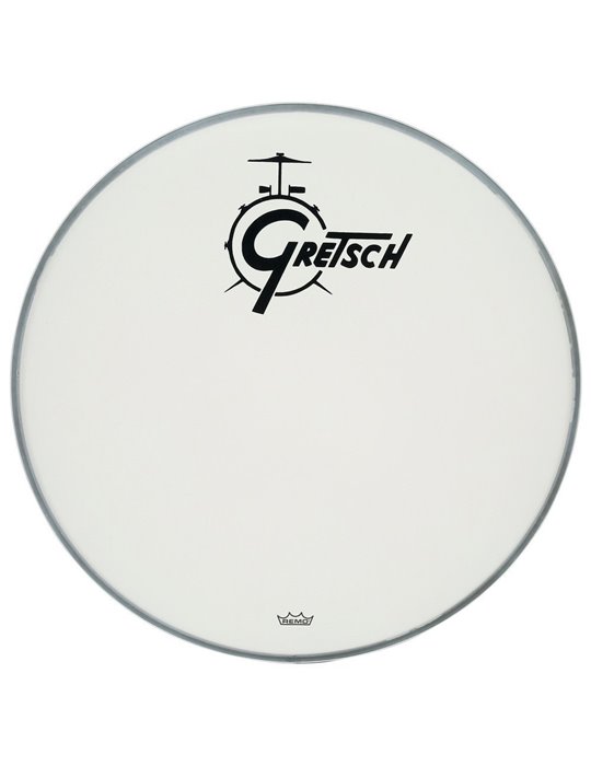 Parche Bombo Ambassador blanco rugoso 22"