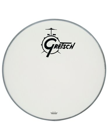 Parche Bombo Ambassador blanco rugoso 26"