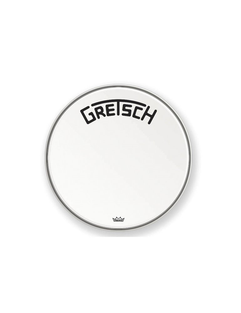 Parche Bombo Ambassador blanco rugoso 18"