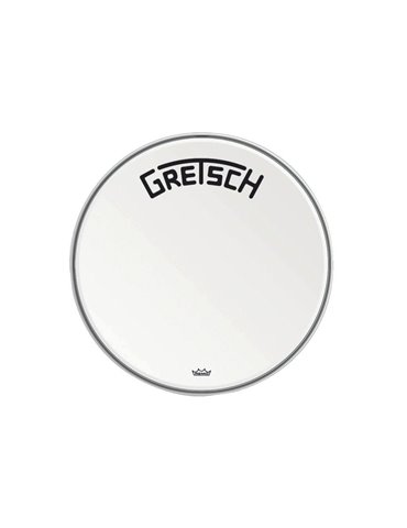 Parche Bombo Ambassador blanco rugoso 20"