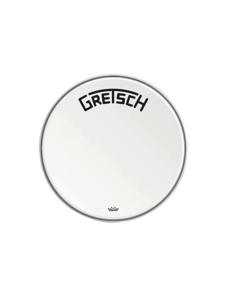 Parche Bombo Ambassador blanco rugoso 20"