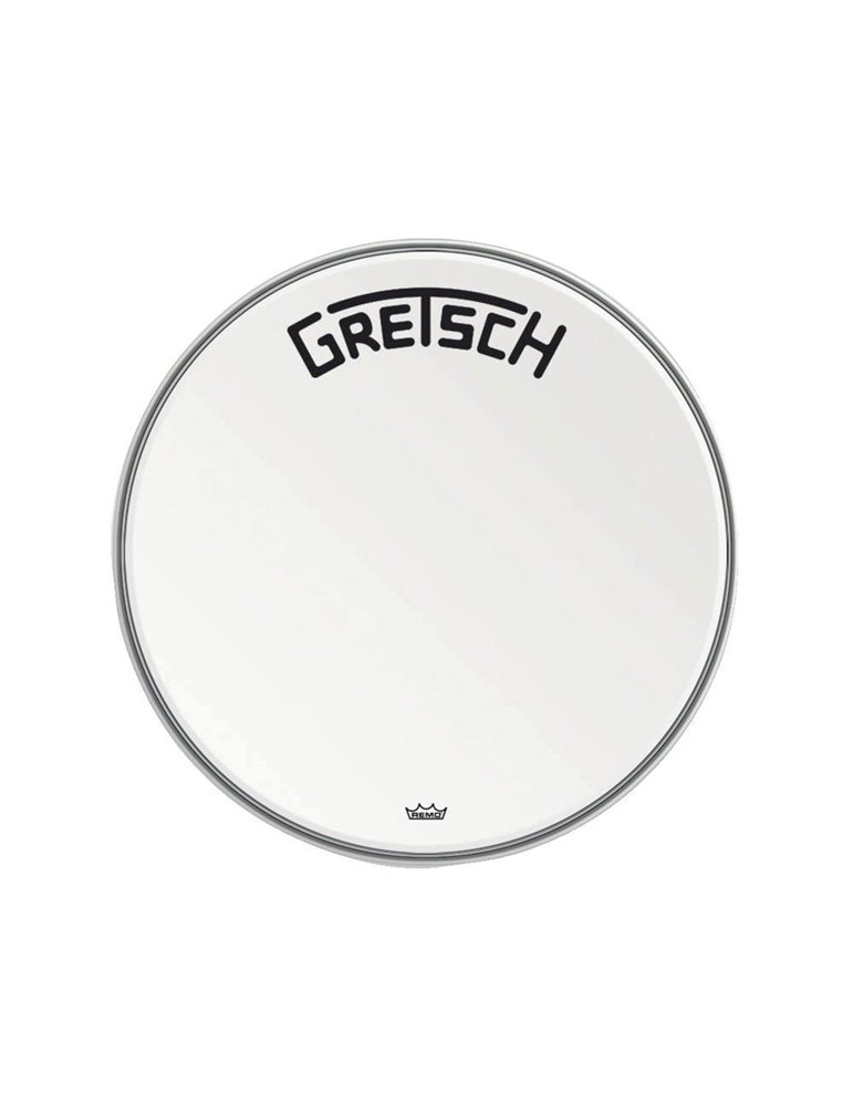 Parche Bombo Ambassador blanco rugoso 22"