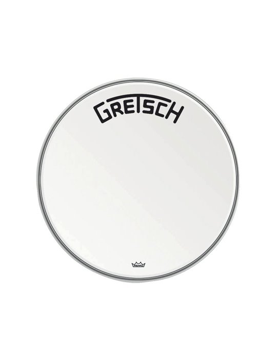 Parche Bombo Ambassador blanco rugoso 22"