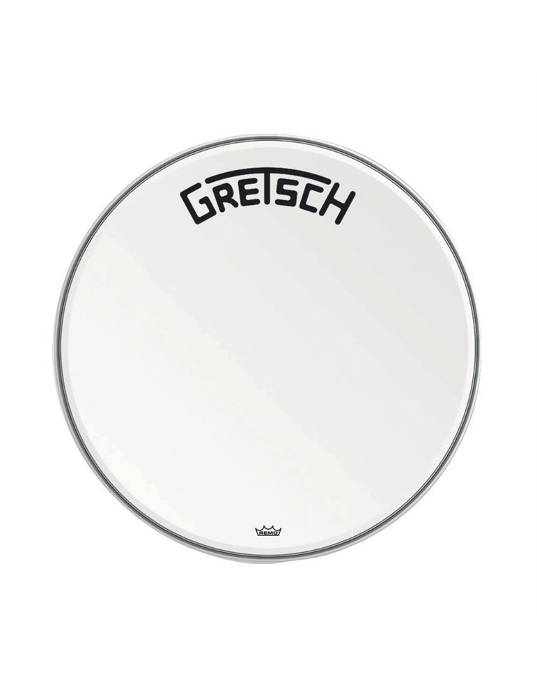 Parche Bombo Ambassador blanco rugoso 24"