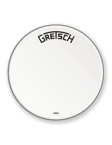 Parche Bombo Ambassador blanco rugoso 26"