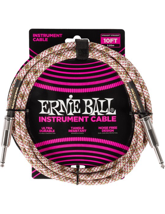 CABLE EB INSTRUMENTO TRENZADO JACK-JACK SS 3 m - Emerald Argyle