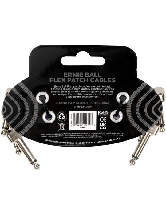 CABLE EB FLEX PATCH 3? PURPLE - PACK 3