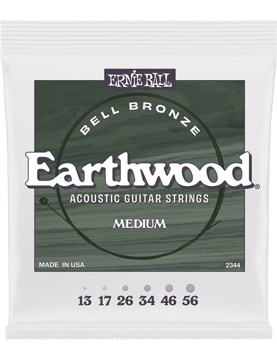 JUEGO ACÚSTICA EARTHWOOD BELL BRONZE MEDIUM 13-56