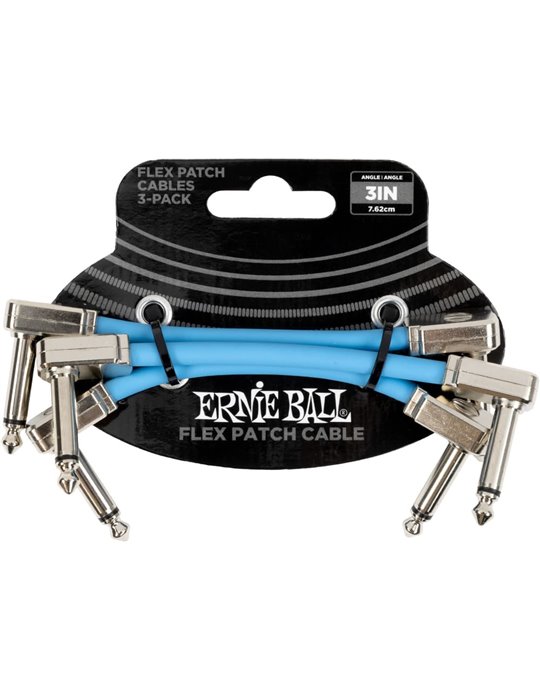 CABLE EB FLEX PATCH 3? AZUL - PACK 3