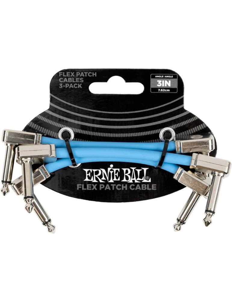 CABLE EB FLEX PATCH 3? AZUL - PACK 3
