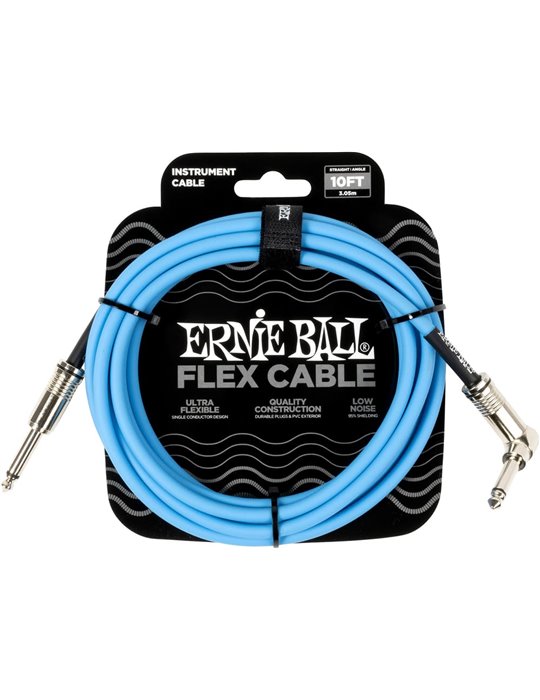 CABLE EB INSTRUMENTO FLEX JACK-JACK SS 3 m - AZÚL