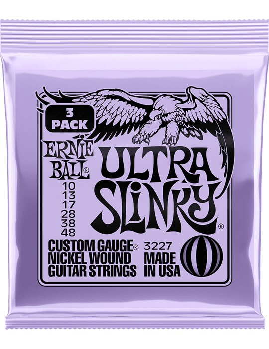 JUEGO ELÉCTRICA SLINKY ULTRA 10-48 TRIPACK (3)