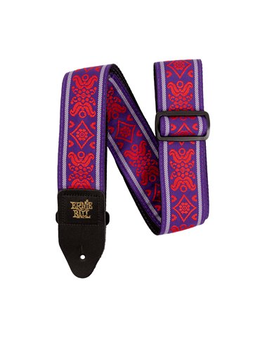 CORREA EB GUIT/ BAJO JACQUARD - ROYAL FLUSH RED