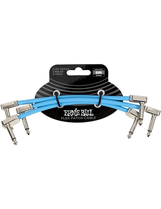 CABLE EB FLEX PATCH 6? AZUL - PACK 3