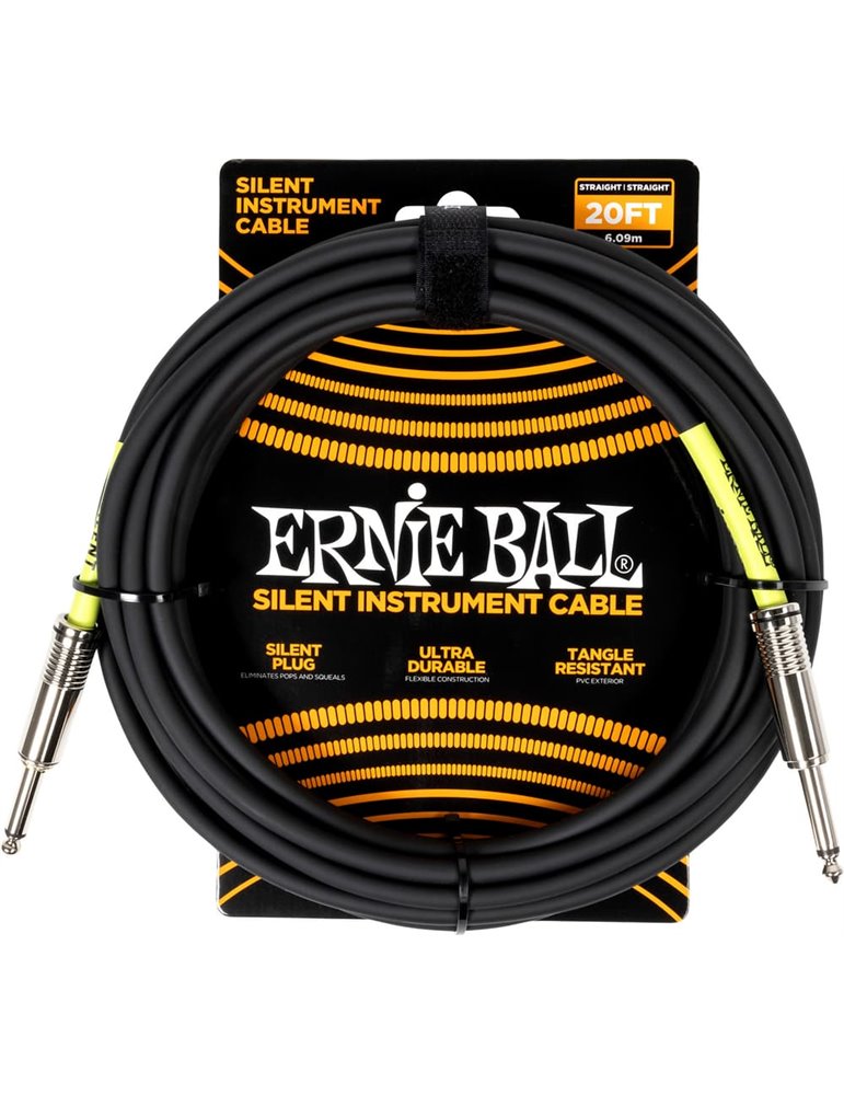 CABLE EB INSTRUMENTO SILENT JACK-JACK SS 6 m - NEGRO