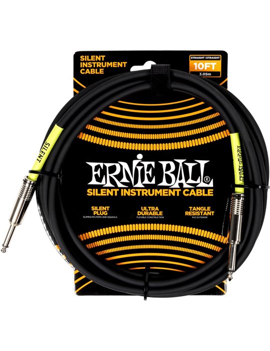 CABLE EB INSTRUMENTO SILENT JACK-JACK SS 6 m - NEGRO