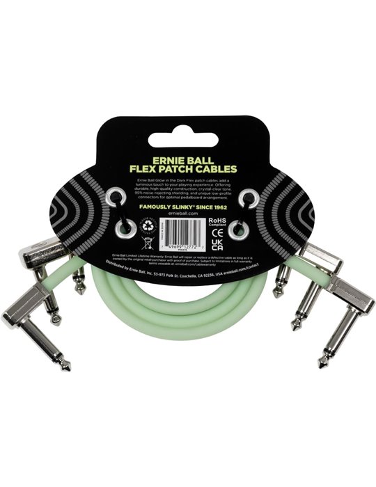 CABLE EB INTERLINK FLEX JACK-JACK AA 30 cm - PHOSPHORESCENT (PACK de 3)
