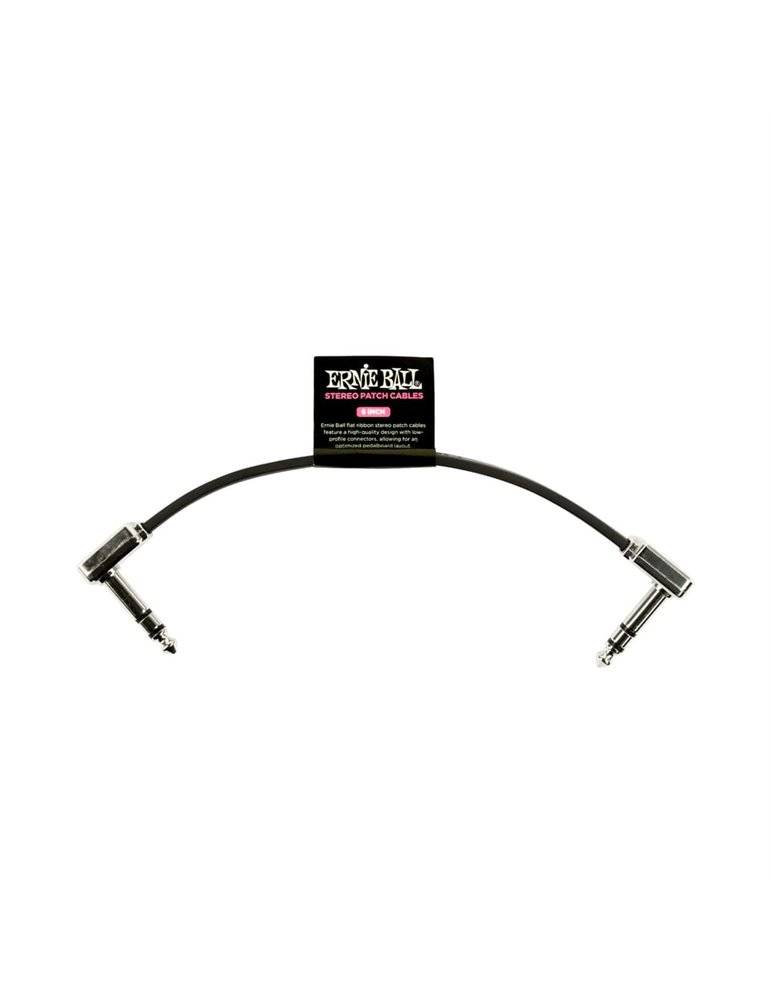 CABLE EB PATCH FLAT RIBBON TRS 6" NEGRO
