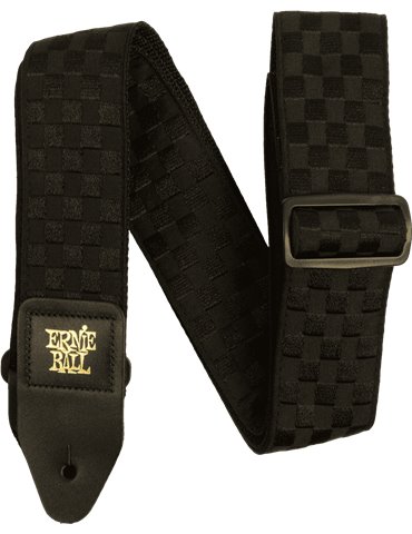 CORREA EB GUIT/ BAJO JACQUARD - BLACK CHECKERS
